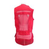 CHALECO STE ROJO / PIEL BLANCA