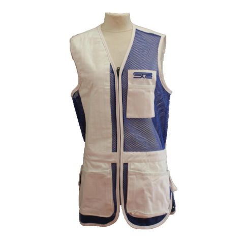 CHALECO STE BLANCO / AZUL ROYAL