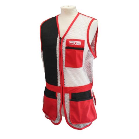 CHALECO STE ROJO / BLANCO / NEGRO