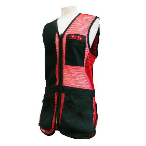 CHALECO STE ROJO / PIEL NEGRA