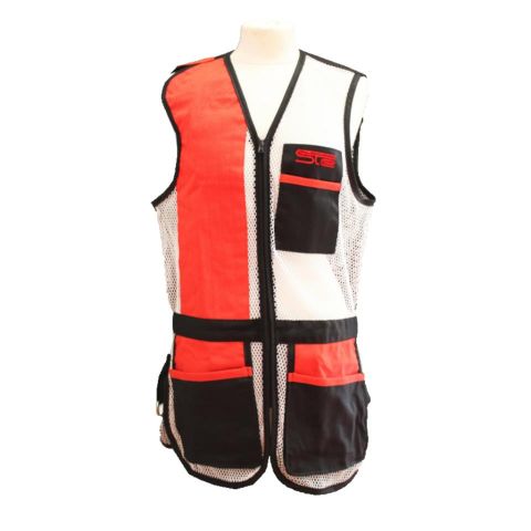 CHALECO STE NEGRO / BLANCO / ROJO