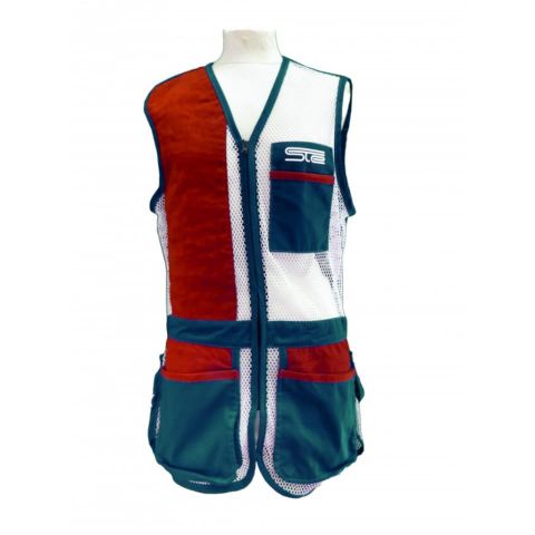 CHALECO STE AZUL CERCETA / BLANCO / MARRÓN