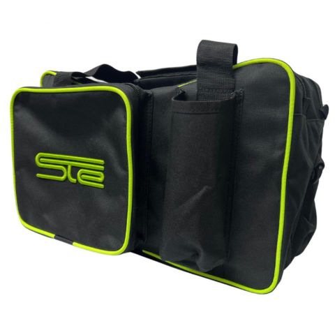BOLSA DE TIRO NEGRA/VERDE FLUOR PEQUEÑA