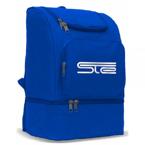 MOCHILA CON ZAPATILLERO AZUL ROYAL