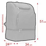 MOCHILA CON ZAPATILLERO AZUL ROYAL